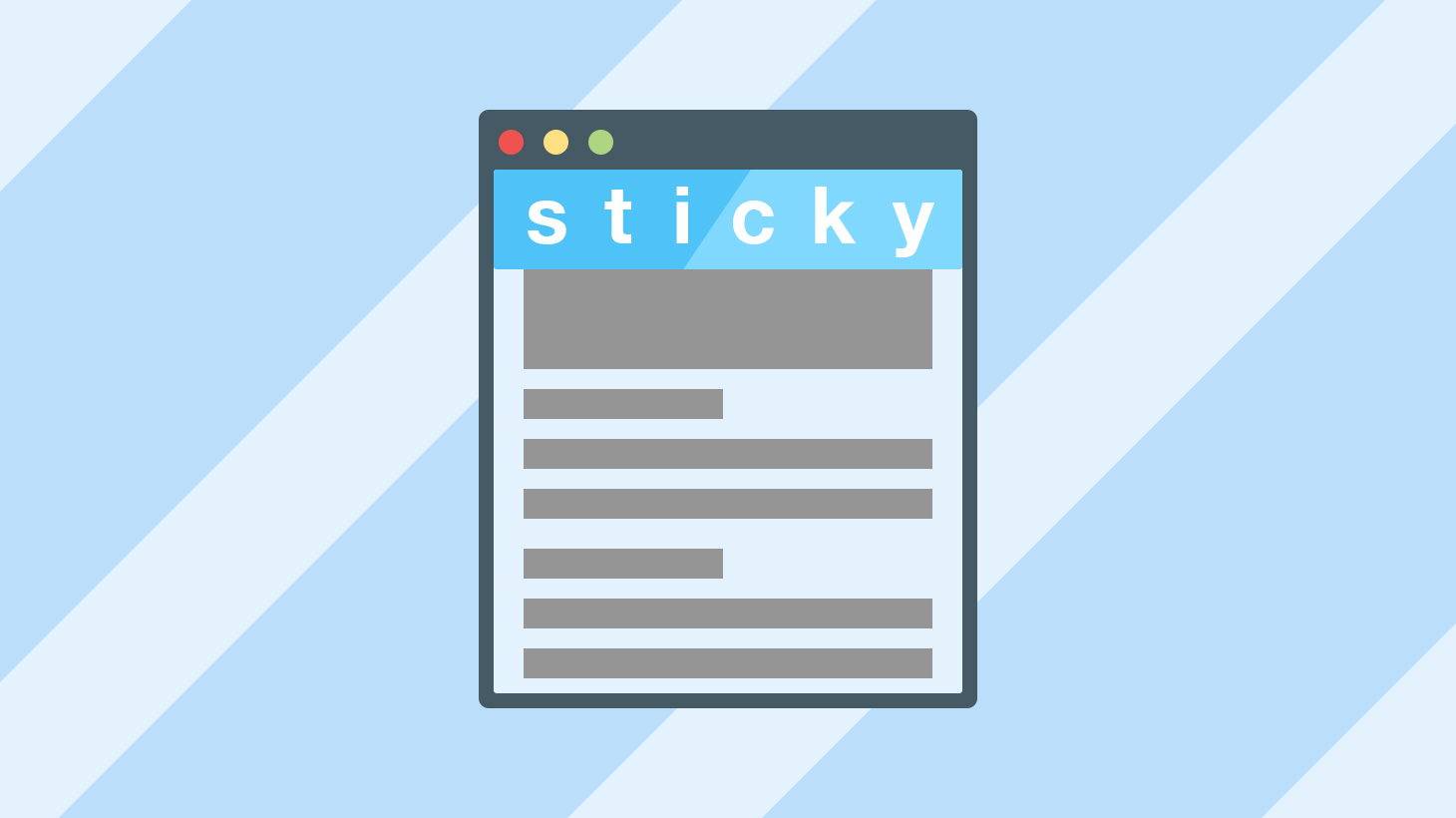 position:sticky;